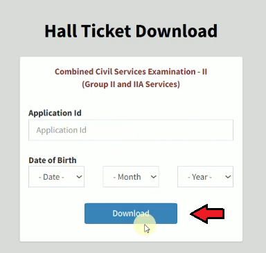 TNPSC Group 2 Mains Hall Ticket-4