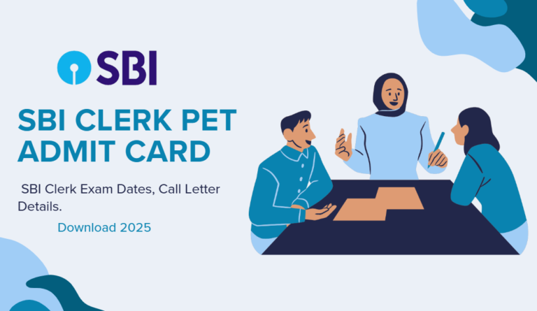 SBI Clerk Pet Admit Card Download